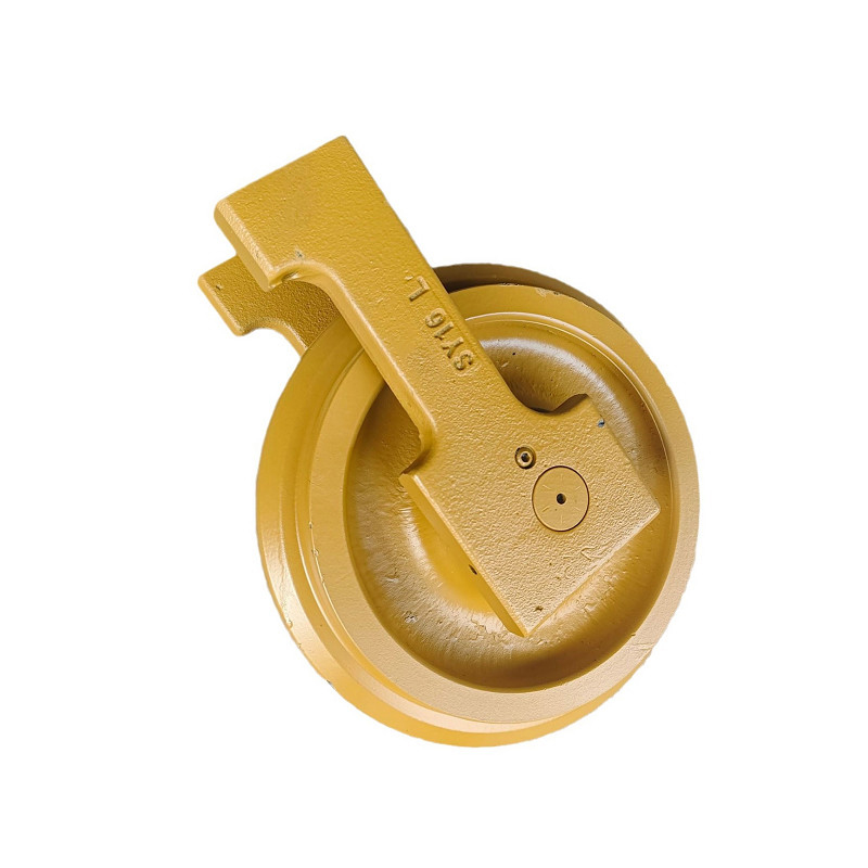 आईआई फ्रंट ट्रैक आइडलर Assy For Mini Excavator Jcb व्हील बुलडोजर पार्ट्स रबर आइडलर Js220 Pc20 Pc60 Pc200 Pc300 Ex120-2 Js220