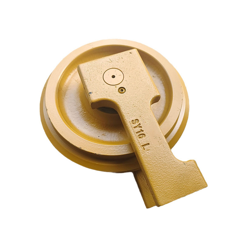 आईआई फ्रंट ट्रैक आइडलर Assy For Mini Excavator Jcb व्हील बुलडोजर पार्ट्स रबर आइडलर Js220 Pc20 Pc60 Pc200 Pc300 Ex120-2 Js220