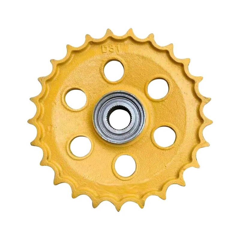 ভারী মেশিনের খুচরা যন্ত্রাংশ খননকারক আন্ডারকার্সি খননকারক স্প্রকেট মিনি খননকারক 2,5 টন লঙ্কিং