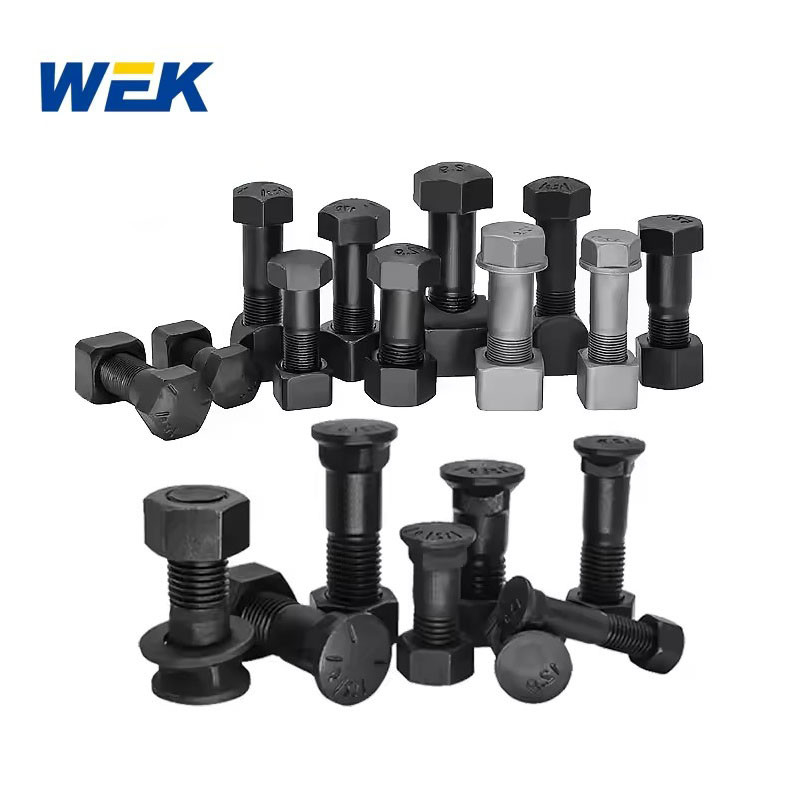 M22*65 Hexagon Head Excavator Track link Shoe Track Chain โบลท์และเน็ต