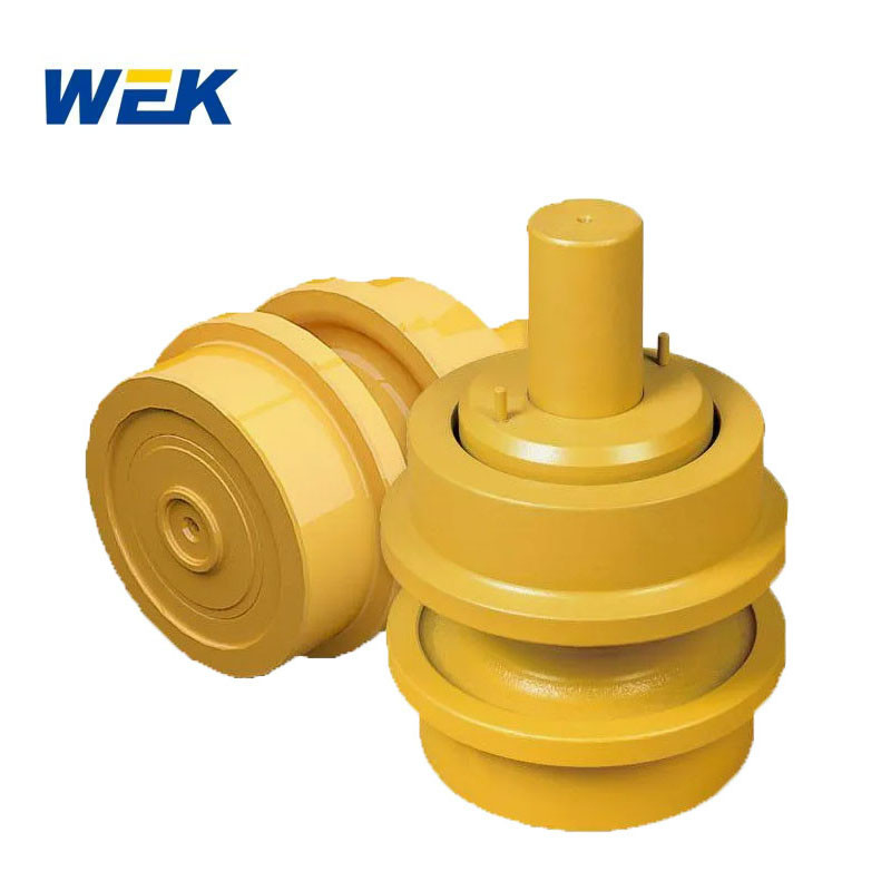 কোমাটসু বুলডোজার D60 D40 D20 195-30-01412 ট্র্যাক রোলার জন্য D275 D350 ডোজার D155 নীচের রোলার এবং এক্সক্যাভেটর ট্র্যাক রোলার অংশ