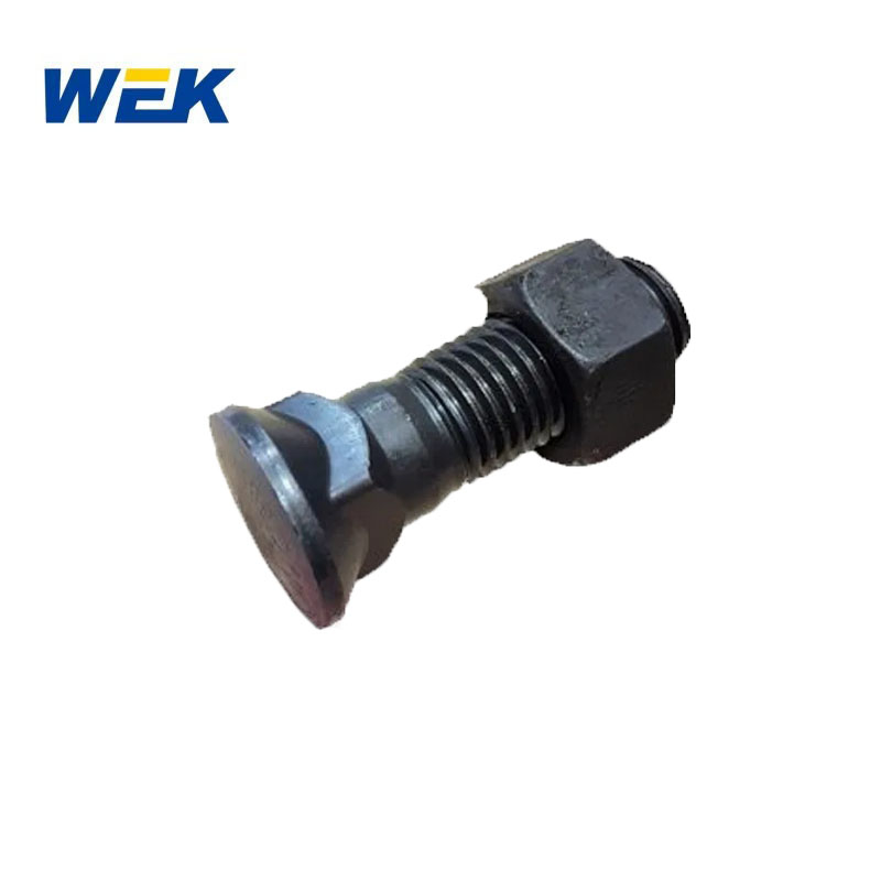 M22*65 Hexagon Head Excavator Track Link Shoe Track Chain Bolt And Nut Link Pad Bolts