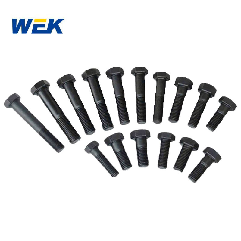 Ex100 Ex120 Excavator Track Shoe Bolt And Nut 7h3597 1m1408 Track Chain Bolt Nut