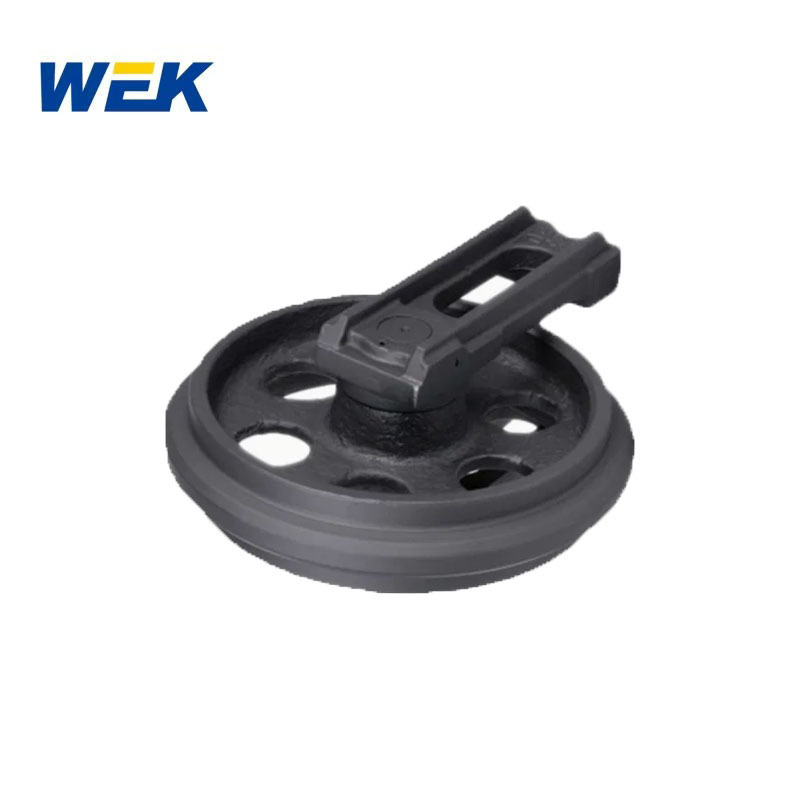 Peças para Mini Escavadeira Ex60-1 Ex100 Peças de Carro Inferior Grupo Tensor Escavadeira Hitachi Tensor Dianteiro